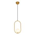Pendente moderno dourado rio arquitetizze