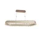 Pendente Moderno LED 3em1 Orgânico Dourado Champanhe