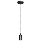 Pendente moderno modelo Clean preto Todos Ambientes