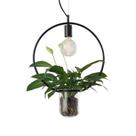 Pendente Nature Red Aço Preto Fosco 1 X E27 AVANT