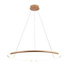 Pendente Nebula Dourado e Branco 87cm 1x35w 3000k Dw005sg Bella - BELLA ILUMINAÇÃO