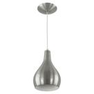 Pendente Nepal Drop Premium Gourmet em Aluminio Escovado