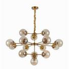 Pendente Nordecor Jabuticaba 15 Lampadas - Bronze 2129 - Bocal: 15*E27 - IP20 -
