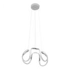 Pendente Nordecor Led Zala D1402 - Cromado - 3000K 39W / 3.120lm / IP20