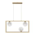Pendente Orbit 3 Globos Bola Transparente e DR Studioluce P/ 3X G9 ST2662 Pendente Orbit 3 Globos Bola Transparente e DR Studioluce P/ 3X G9 ST2662