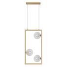 Pendente Orbit 3 Globos Vidro PDH1557TRDO Studioluce ST2661
