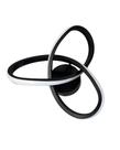 Pendente Orgon Led 45W 2500LM 3000K D50CM Preto
