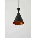 Pendente Orion 1XE27 ptm Cobre e Preto OR224 Orluce