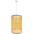 Pendente Palha Indiana Fibra Natural Grande 56 x 40 Nat85