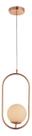 Pendente Perola Arco 1 x G45 Cobre Brilho AVANT