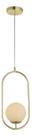 Pendente Perola Arco 1 x G45 Ouro Brilho AVANT