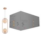 Pendente Pérola Arco 54X20cm Aço E Vidro E27 Bivolt Avant Pendente Pérola Arco 54X20cm Aço E Vidro E27 Bivolt Avant