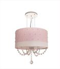 Pendente Pérolas 30x15 Quarto De Menina Rosa
