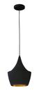 Pendente Premium Cone Largo E-27 Preto Blumenau