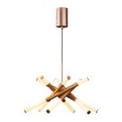 Pendente Quadrado Acrilico Dourado LED 54W Bivolt DCD01166 Pendente Quadrado Acrilico Dourado LED 54W Bivolt DCD01166