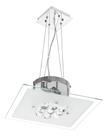 Pendente Quadrado Com Cristais Kyoto Kin Light