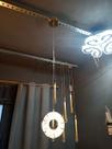 Pendente Redondo de Cristal Dourado 15cm Led 8W 3500K Bivolt
