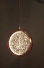 Pendente Redondo Rose Gold Cristal 15cm Led 9W 3200K Bivolt