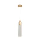 Pendente Retangular Cristal Bolha 36cm Led 5W 3000K Bivolt - PARIS LUZ