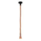 Pendente Rustico Corda 180cm 1xE27 REF 2056 - Simples - IP20 -