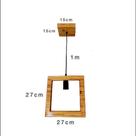 Pendente Rustico Quadrado