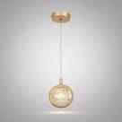 Pendente Saturno 7W 3000K Dourado Bivolt - Sindora - QD05108