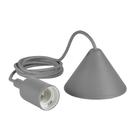 Pendente Silicone Cinza