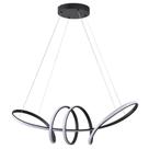Pendente skylight sky-3020pt strip preto 77x22cm 2m d/ cabo 3000k 41w