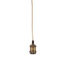 Pendente Soquete Bronze 1E27 Vintage Cordão DS2340 Delis