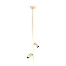 Pendente spotline 1180/2 duetto 100cm alumínio champagne 2xmr11