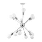 Pendente Sputinik PD-4965/12 croma + 12X LED G95 Milk Lâmpadas ST598