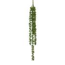 Pendente Suculenta Artificial Rosário 70cm Jardim Vertical Formosinha