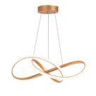 Pendente Taschibra LED Capri Luz Quente 3000K 36W Ouro