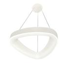 Pendente Triangular Branco 45cm Led 25W 3000K Bivolt LA0046 Delis Pendente Triangular Branco 45cm Led 25W 3000K Bivolt LA0046 Delis