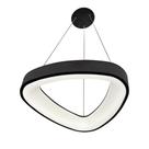 Pendente Triangular Preto 45cm Led 25W 3000K Bivolt LA0047 Delis