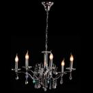 Pendente Tropical Cristal 5 Lampadas E-14