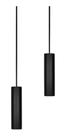 Pendente Tubo 2 Aluminio 20cm E27 Preto/Cobre Click Injet Pendente Tubo 2 Aluminio 20cm E27 Preto/Cobre Click Injet