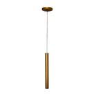 Pendente Tubo 40cm GU 10 Quarto Lavabo Dourado Fosco