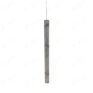 Pendente Tubo Branco Estilo Mármore 40cm Led 3W 3200k Bivolt