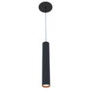 Pendente Tubo Cilindro 50cm 1xGU10 Em Madeira