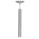Pendente Tubo Cilindro Alumínio Escovado 50Cm + Led 3k Pendente Tubo Cilindro Alumínio Escovado 50Cm + Led 3k