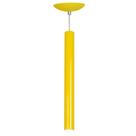 Pendente Tubo Cilindro Amarelo 50Cm + Led 6k Pendente Tubo Cilindro Amarelo 50Cm + Led 6k