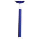 Pendente Tubo Cilindro Azul Metalico 50Cm + Led 3k Pendente Tubo Cilindro Azul Metalico 50Cm + Led 3k