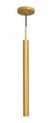 Pendente Tubo Cilindro Dourado em Alumínio P/ LED MR11 ST642