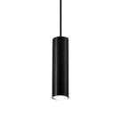 Pendente Tubolare Preto 15CM Itamonte