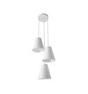Pendente Una15 3xE27 Branco OR166 - Orluce
