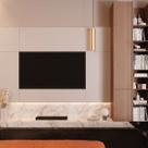 Pendente Vertical LED Michigan 36W 4000LM Bivolt - Madeira Maciça