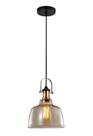 Pendente Vintage Vidro Ambar Industrial Retro 22,5 cm ALZ1 - Acende A Luz