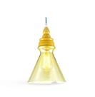 Pendente Yuri Âmbar em Vidro OL9058 Iluminação Moderna