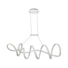 Pendente Zig Branco 84cm LED 73W 3000K Bivolt TP003 Bella Pendente Zig Branco 84cm LED 73W 3000K Bivolt TP003 Bella